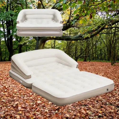 Inflatable Portable Folding Honeycomb Air Mattress - Image 0