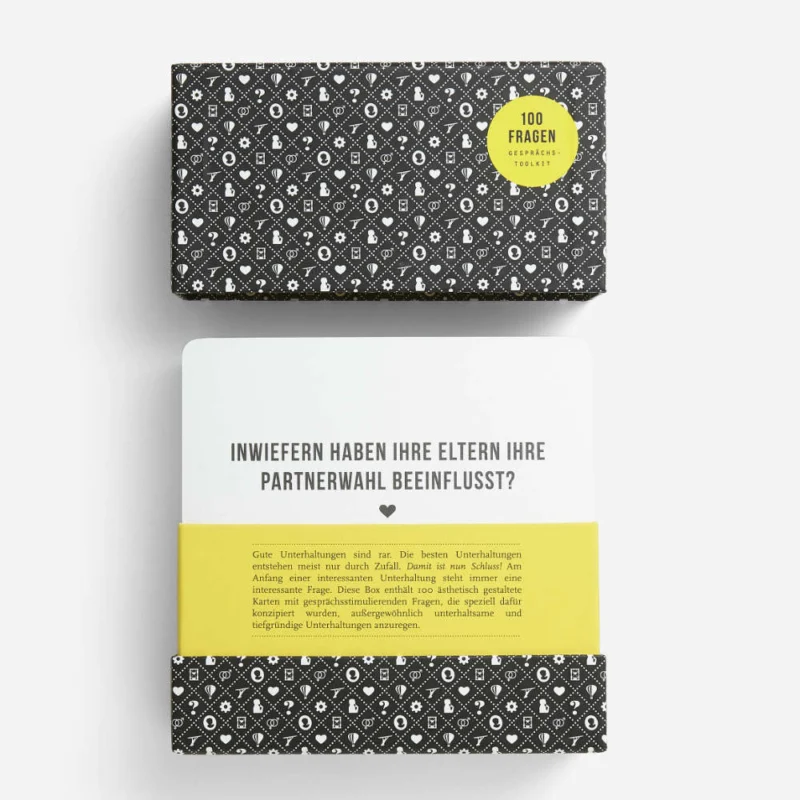 Kartenspiel "100 Fragen Original" – 100 Karten | The School of Life