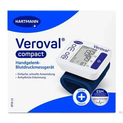 Hartmann Veroval Compact Blutdruckmessgerät Handgelenk BPW22 | Packung (1 Stück)