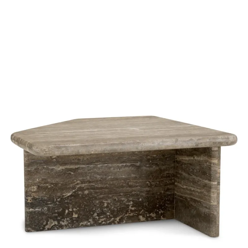Silver Travertine Coffee Table Ciro | Eichholtz Miami