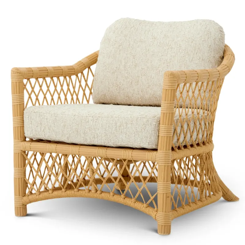 Latticed Rattan Outdoor Chair Riverton | Eichholtz Miami