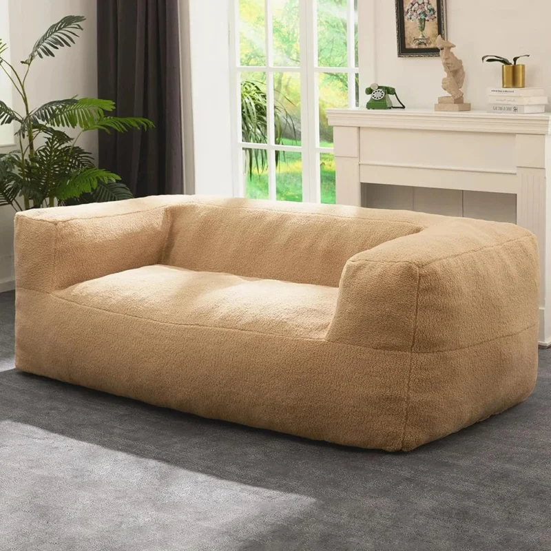 Plush Modern Soft Fabric Oversized Sofa - Image 0