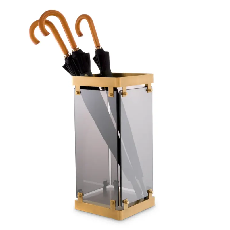 Smoke Glass Umbrella Stand Heston | Eichholtz Miami
