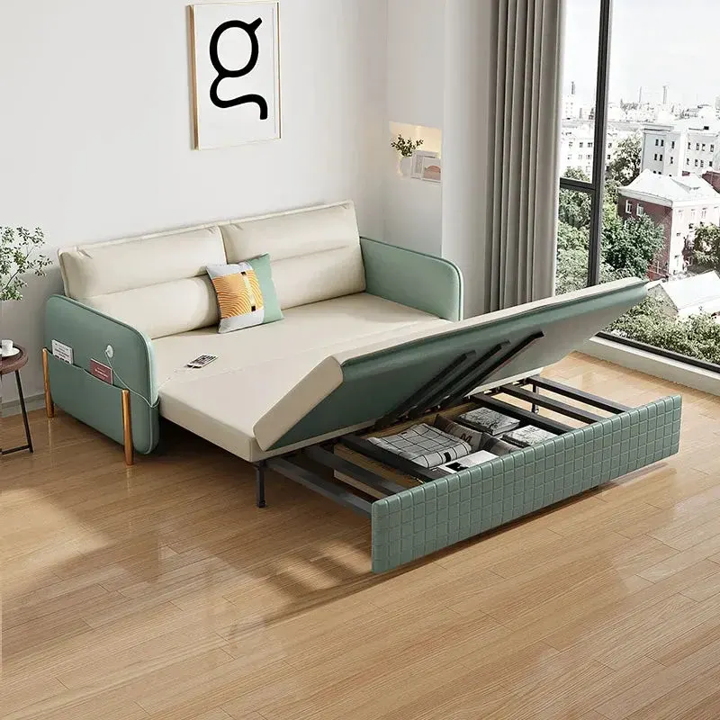 Modern Space-Saving Convertible Japanese Reclining Sofa Bed - Image 0