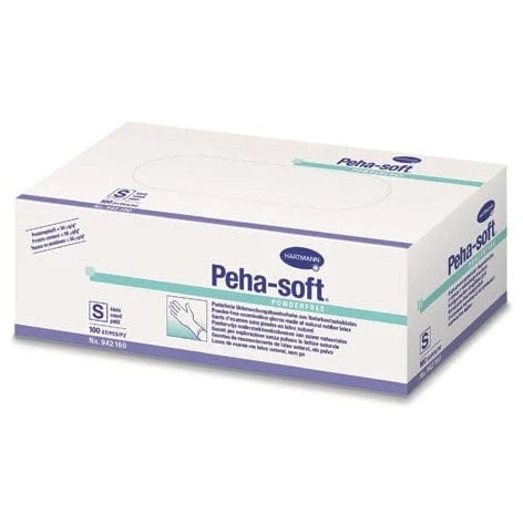 Peha-soft Latex puderfrei Einmalhandschuhe
