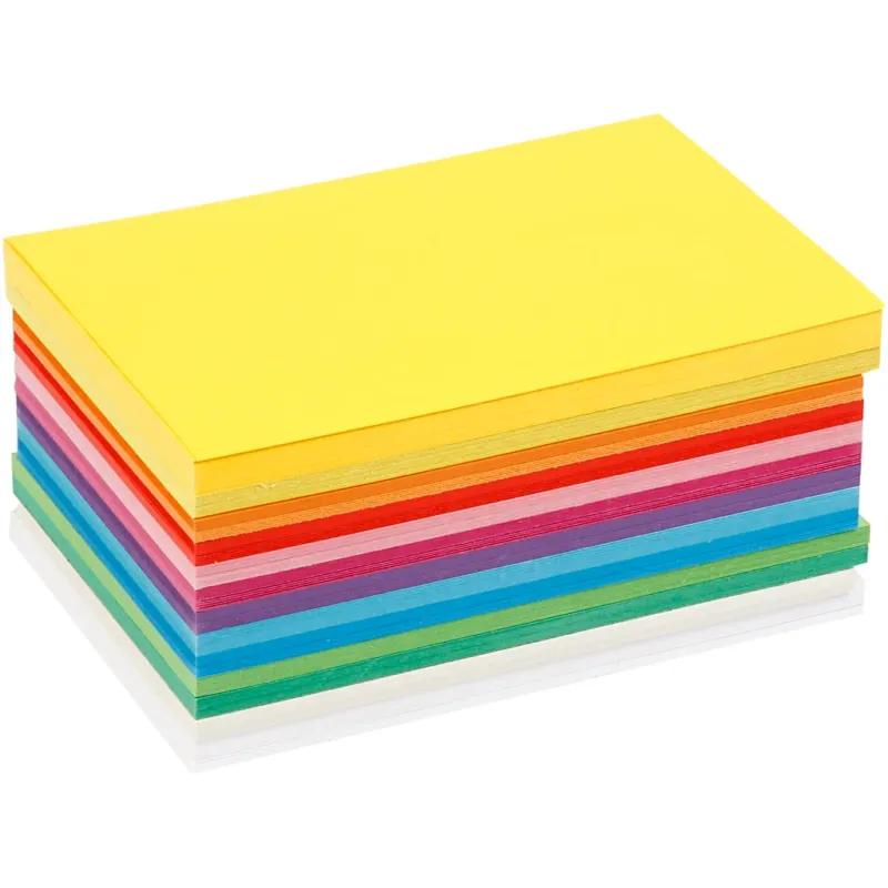 Spring Cardboard, A6, sheet 105x148 mm, 180 g, assorted colours, 300 ass sheets