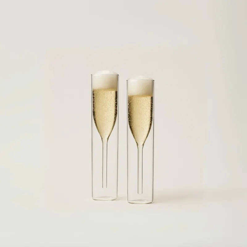 INSIDEOUT Collection - Champagner Glas - 2er Set - 100ml | byAMT Alissia Melka-Teichroew | Charles & Marie