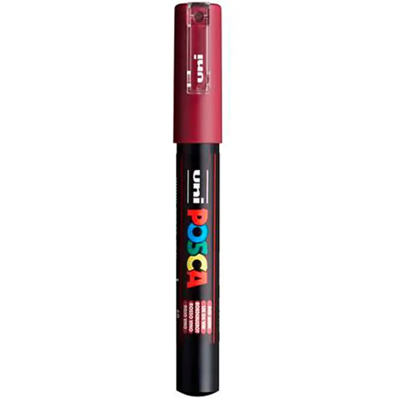 Posca Marker, no. PC-1M, line 0,7 mm, extra-fine, red wine