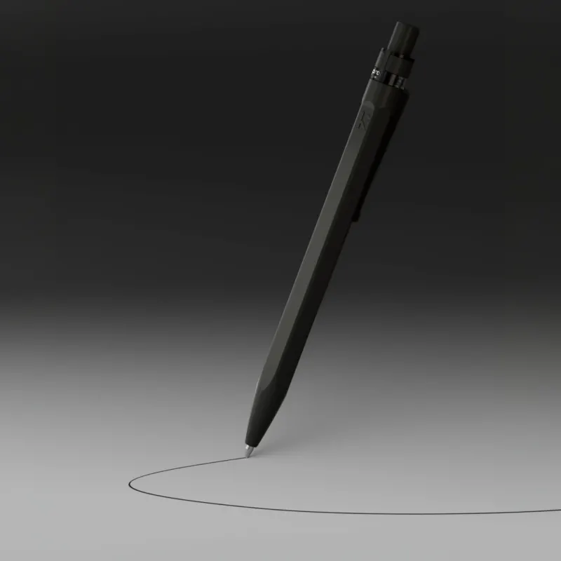 Kugelschreiber "Stone Pen" – Schwarz · 14,2 cm | Karst