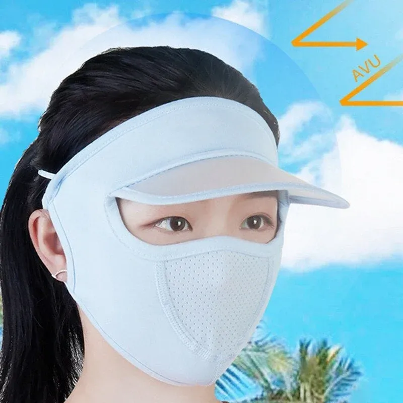 Breathable UV Protection Outdoor Sun Hat Mask - Image 0