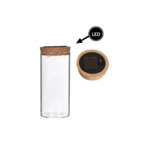 Test tube Ø8 h: 18 cm w. solar cork lid (1 pc)