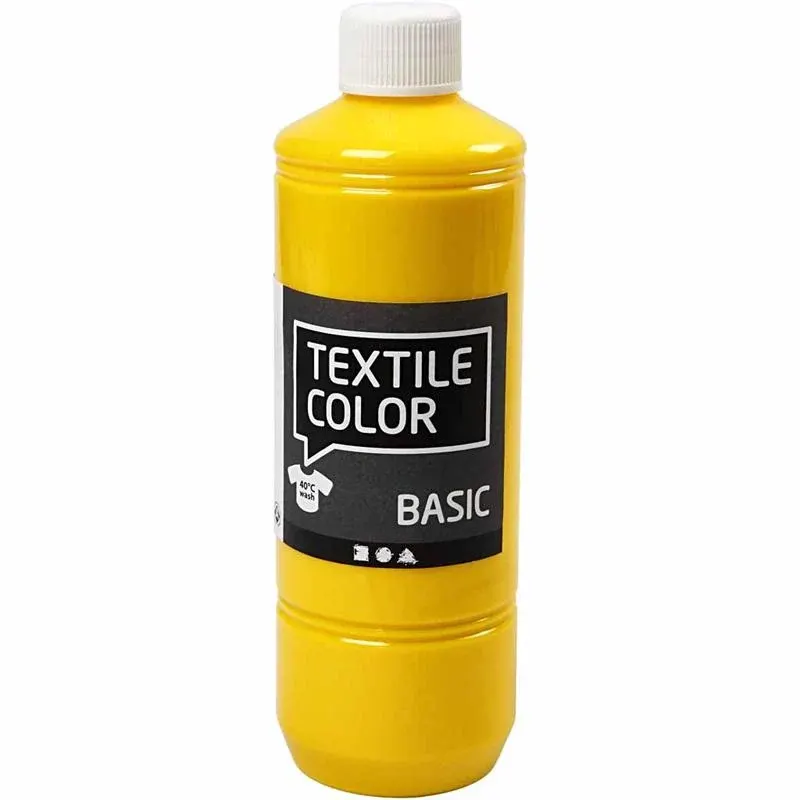 Textile Color, primary yellow, 500 ml/ 1 bottle