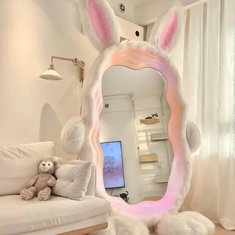 Giant Rabbit Charming Cute Mirror - Image 0