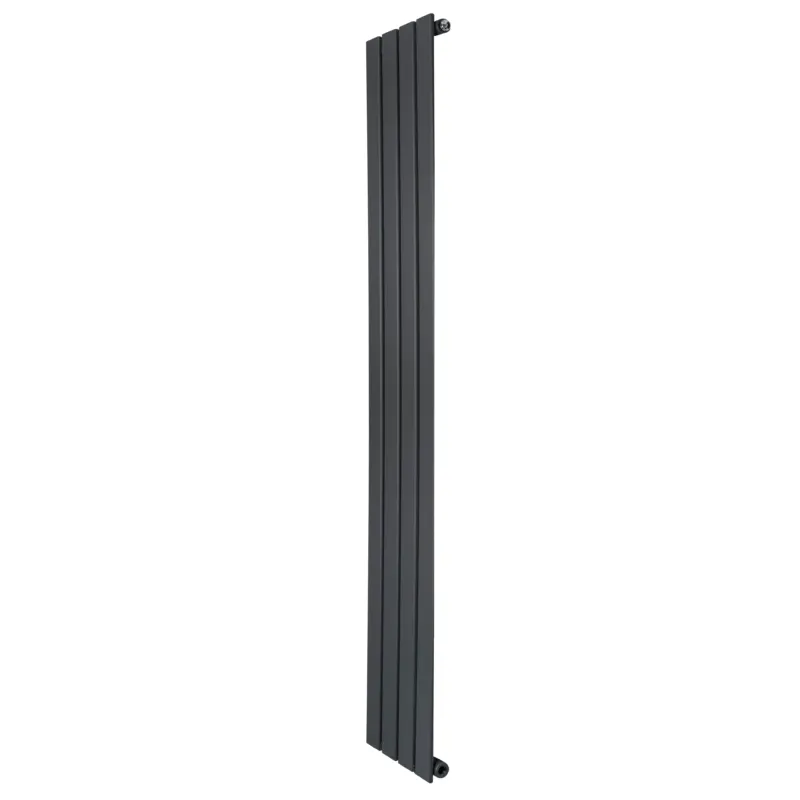 Flachheizkörper in Anthrazitgrau, 1600mm x 280mm, mit schlankem, vertikalem Design und glatter, moderner Oberfläche für stilvolle Heizlösungen