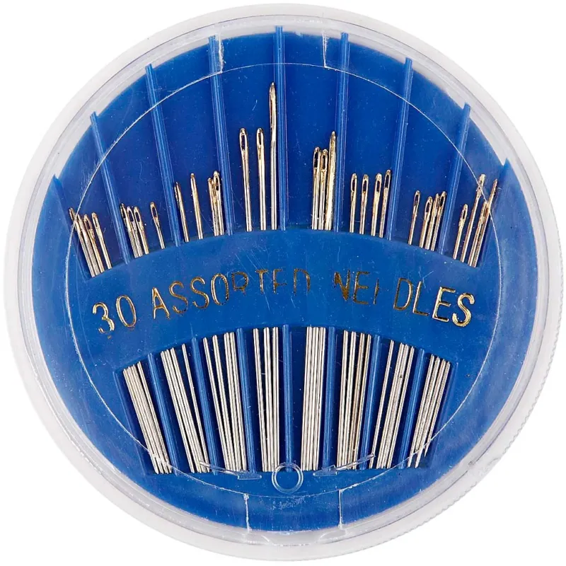 Sewing Needles, no. 3-7, L: 35-45 mm, 30 pc
