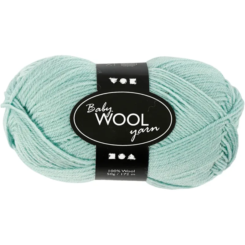 Baby Yarn, L: 172 M, sweet green, 50 g/ 1 ball