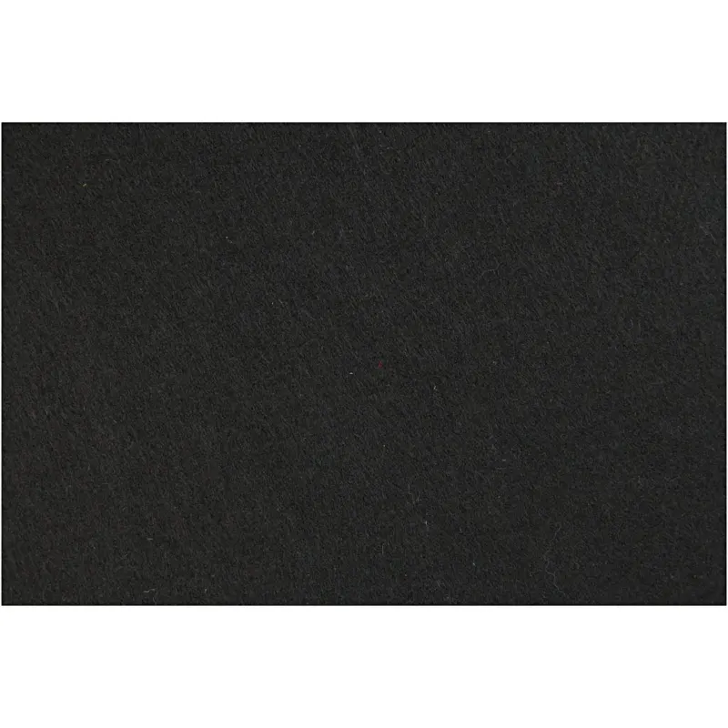 Craft Felt, sheet 42x60 cm, thickness 3 mm, black, 1 sheet