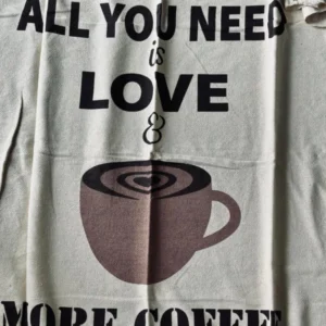 Plaid Recycling-Baumwolle - Coffee