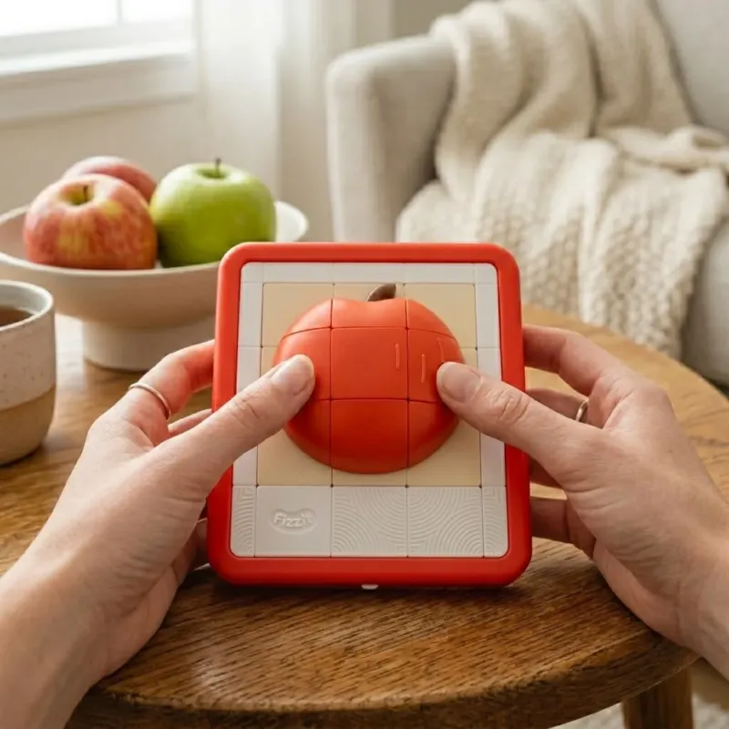 Apple Sliding Block Logic Puzzle Toy - Image 0