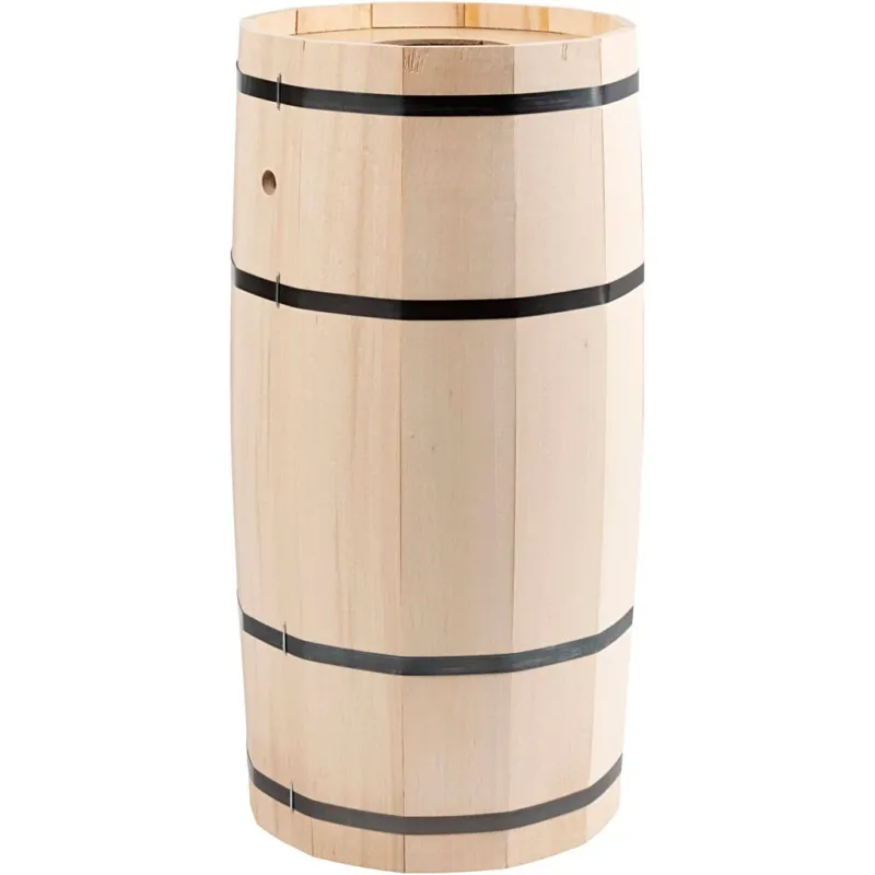 Carnival Barrel, beech, H: 54 cm, dia. 26 cm, big