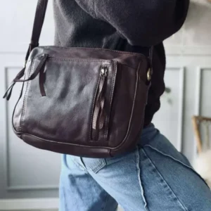 Crossbody Raw Boheme Big – Braun
