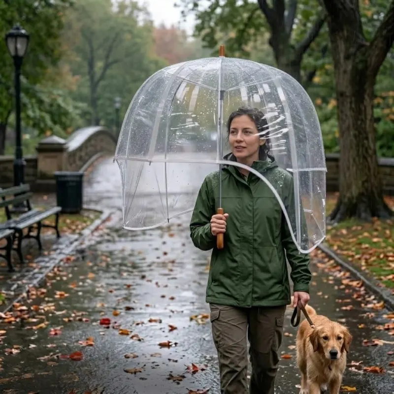 Never Wet Full Cover Bubble Umbrella - Image 0