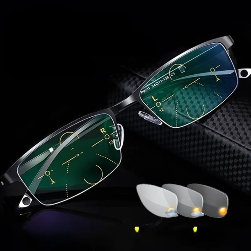 Progressive Multifocal Anti-Blue Light Glasses - Image 0