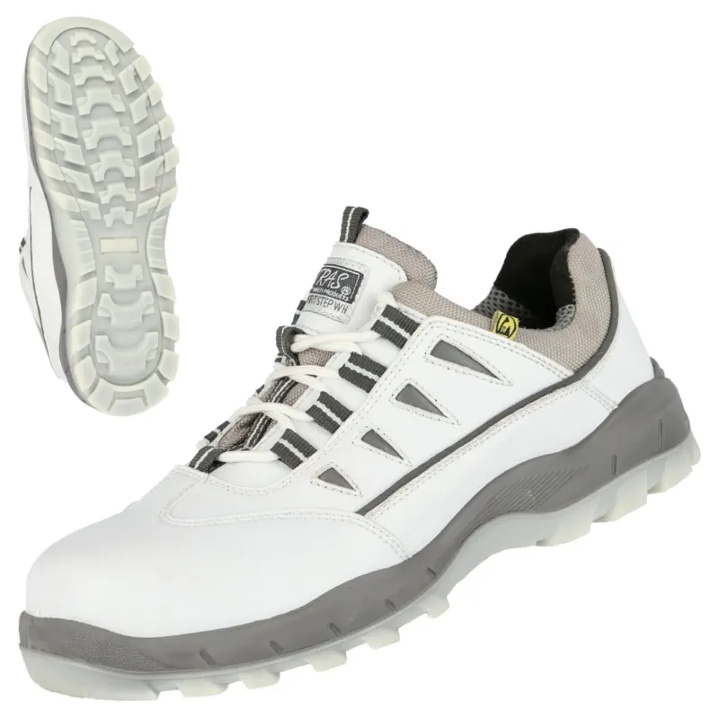 NITRAS SPORT STEP WH, Sicherheitshalbschuhe, weiß