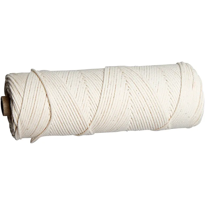 Wick for Beeswax Sheets, For use with candles made from beeswax plates, no. 3, thickness 2-3 mm, 100 g, 80 m/ 1 roll