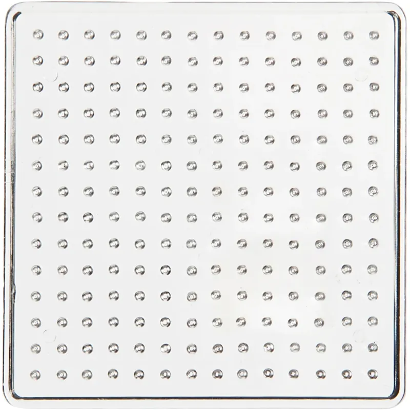 Peg Board, size 7x7 cm, medium, clear