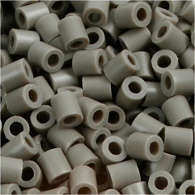 PhotoPearls, size 5x5 mm, hole size 2,5 mm, medium, ash-coloured (8), 6000 pc