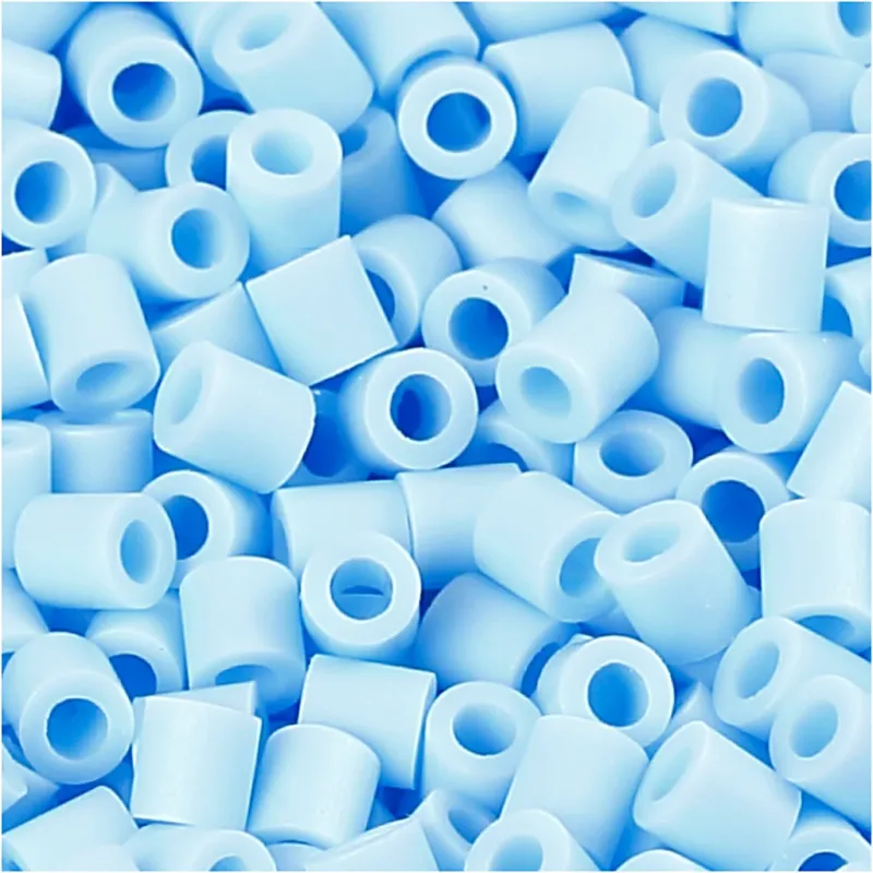 PhotoPearls, size 5x5 mm, hole size 2,5 mm, medium, light blue (28), 1100 pc