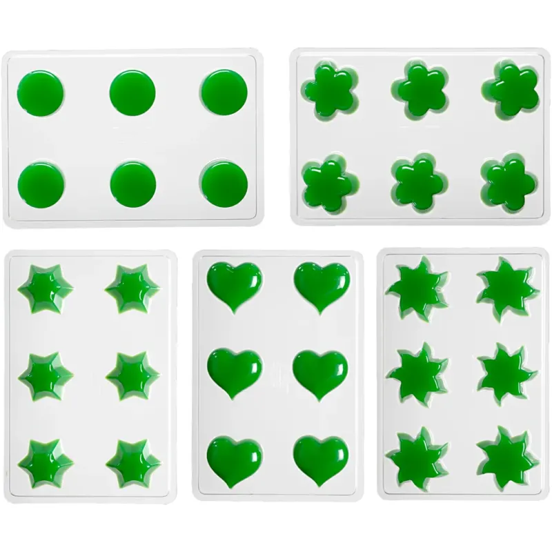 Floating Candle Moulds, flower, heart, sun, star, round, 1set/ 1 set