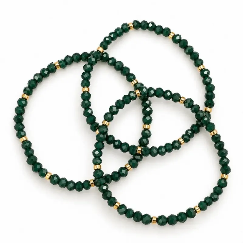 Armband Merle Forest Green - Set mit 3 Stück