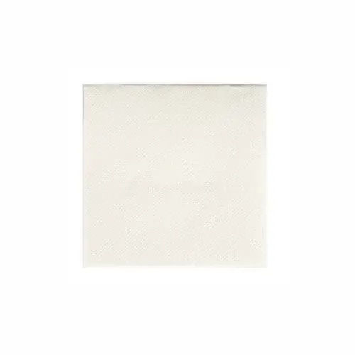 Abgebildet ist eine einzelne PAPSTAR 2-lagige Serviette „PUNTO“ (20x20 cm, Mikroprägung) der PAPSTAR GmbH flachliegend auf weißem Untergrund, ideal für die stilvolle Tischdekoration.