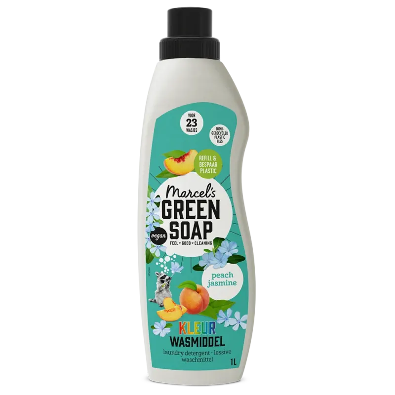 Kleur Wasmiddel Perzik & Jasmijn