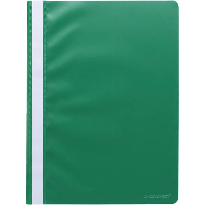 Plastic presentation folders, A4, green, 50 pc