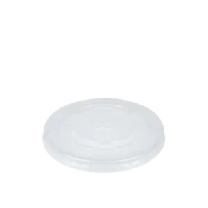 takeaware.nl Milkshakebekers Deksel Milkshakebeker plat met kruis Ø90mm plastic