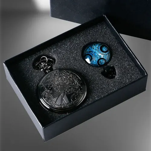 Elegant Vintage Black Watch Gift Set - Image 0