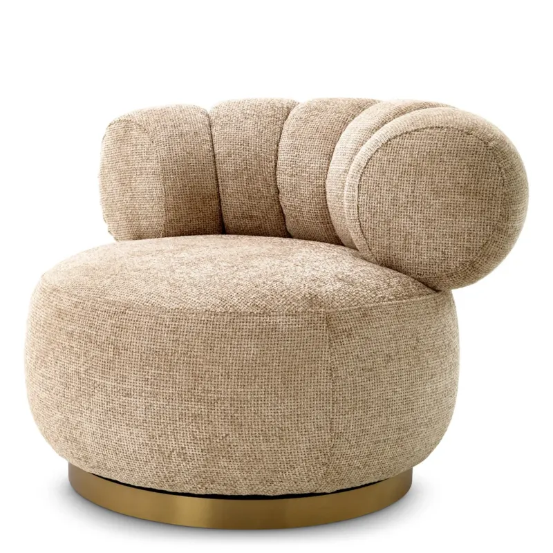 Round Modern Swivel Chair Phedra | Eichholtz Miami