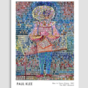 Paul Klee Boy In Fancy Dress Poster