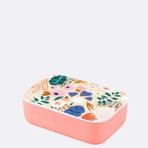 Nachhaltige Lunchbox - Brotdose aus PLA - bioloco plant classic lunchbox - flowers - Blumenmuster