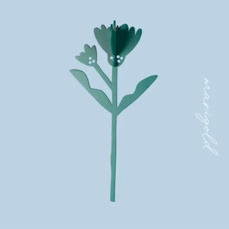 MARIGOLD - Blume aus Holz - Kunstblume - Ringelblume | milin