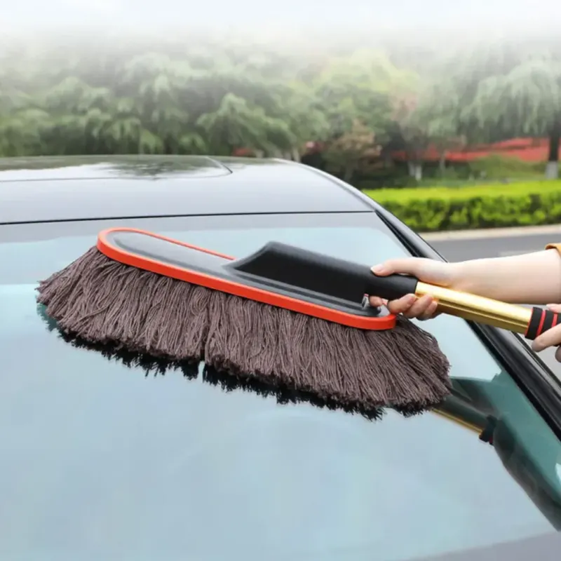 Auto Clean Telescopic Microfiber Car Dust Remover Brush - Image 0