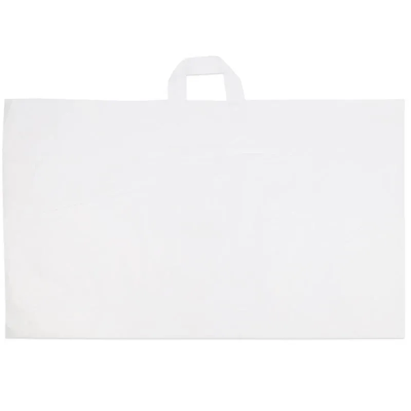 Kunststoff-Henkeltaschen - Halbtransparent 75x45+2x5 cm Halbtransparent (250 Stück) [FP-DQL012]