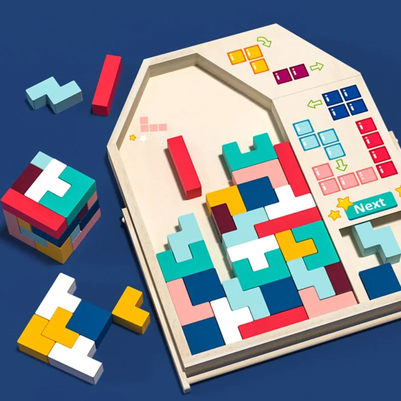 3D Wooden Creative Educational Puzzle - Image 0