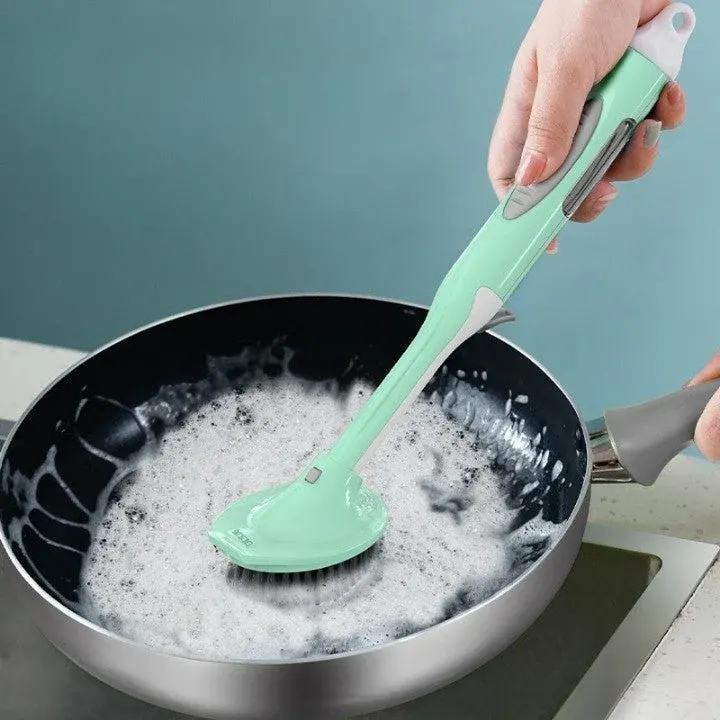 Soap Saver Long Handle Easy Dishwashing Brush - Image 0