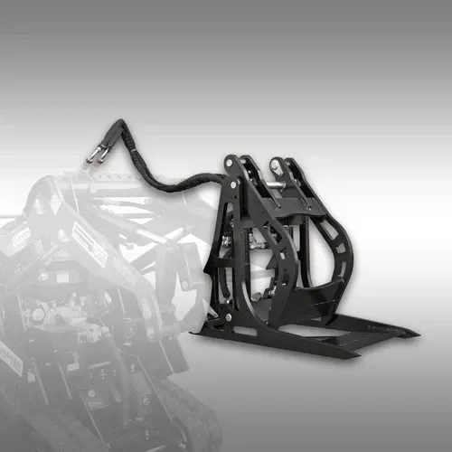 Jansen Holzverladezange für Kompaktlader Jansen KL-200, Skid Steer, Holzgreifer