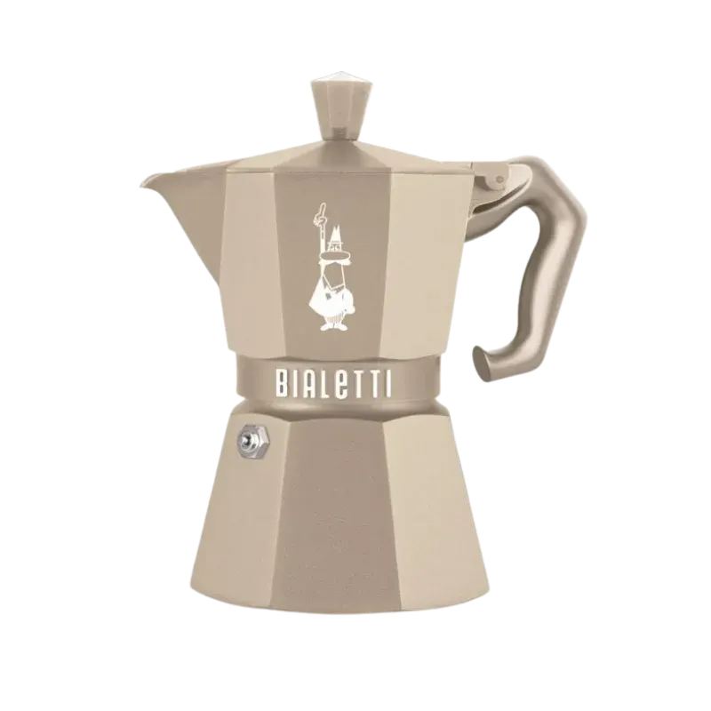Bialetti Exclusive Moka Express Induktion Creme - 3 Tassen