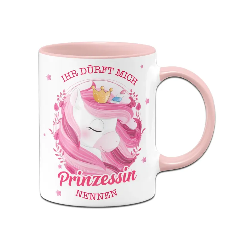 Bild: Kinder-Tasse - Ihr dürft mich Prinzessin nennen..